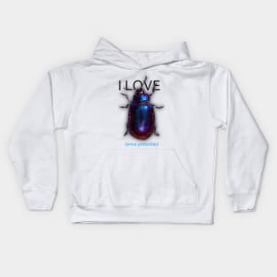 I LOVE *beetle* since yesterday Kids Hoodie